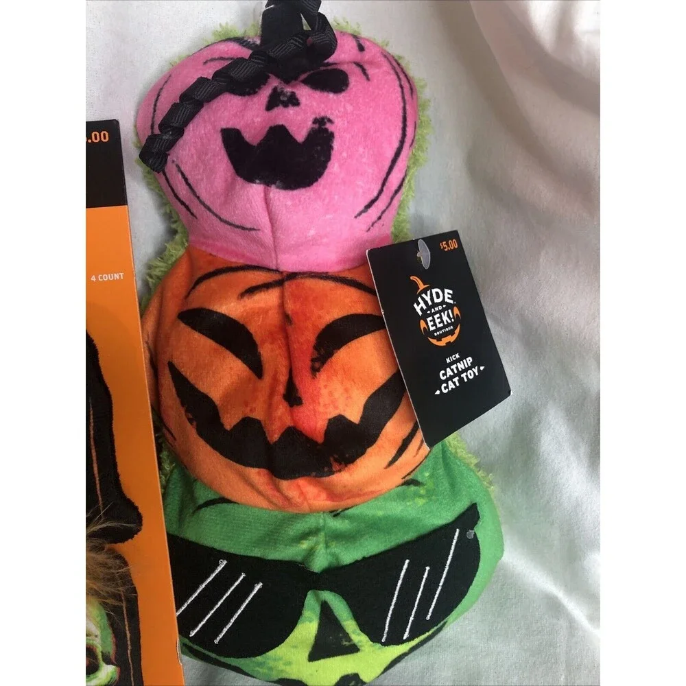 Hyde And Eek Halloween 🎃 Cat Toys 💀👻 Lot Of 2 NEW!